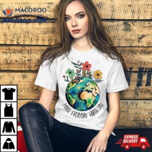 Make Every Day Earth Cute Planet Toddler Boy Kids Tshirt