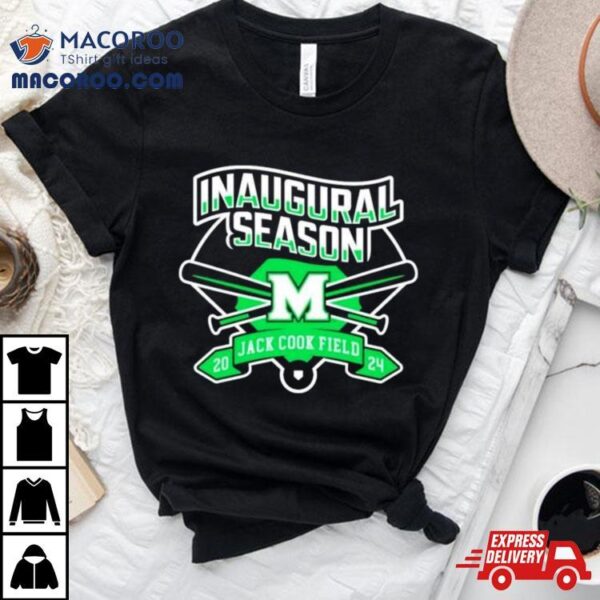 Marshall University Baseball 2024 Jack Cook Field Inaugural Season Shirt