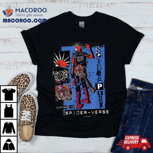 Marvel Spider Man Across The Spider Verse Punk Power Girls Shirt