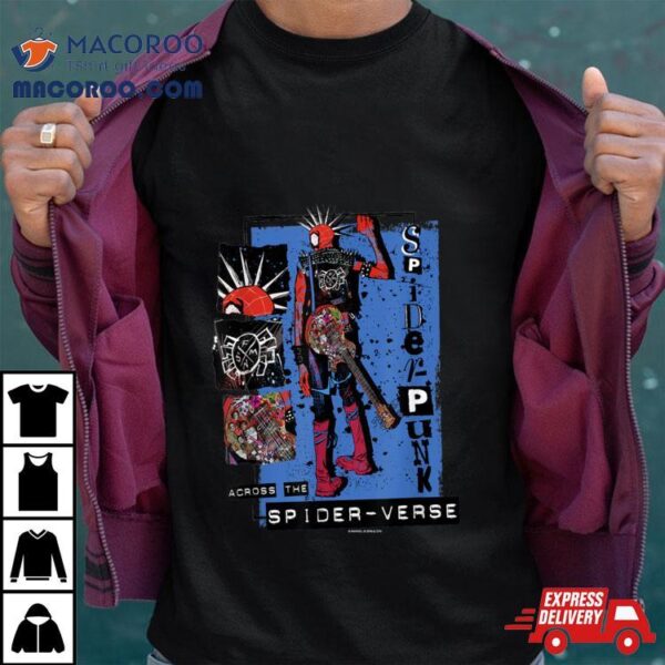 Marvel Spider Man Across The Spider Verse Punk Power Girls Shirt