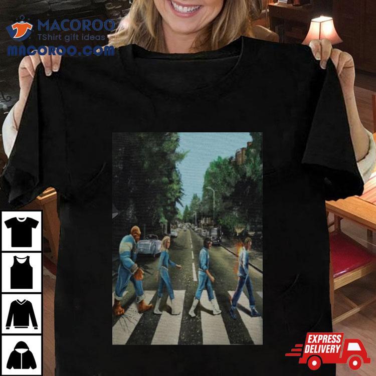 Mcu Fantastic Four Abbey Road Artwork Shirt Mcu Fantastic Four Abbey Road Artwork Shirt