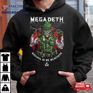 Megadeth Killing Is My Business Skeleton Tshirt