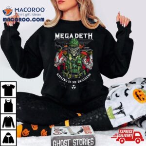 Megadeth Killing Is My Business Skeleton Tshirt