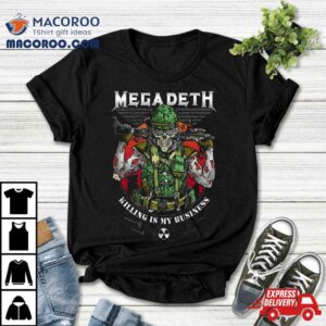 Megadeth Killing Is My Business Skeleton Tshirt