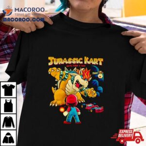 Men S Jurassic Kart Game Finds A Way Tshirt