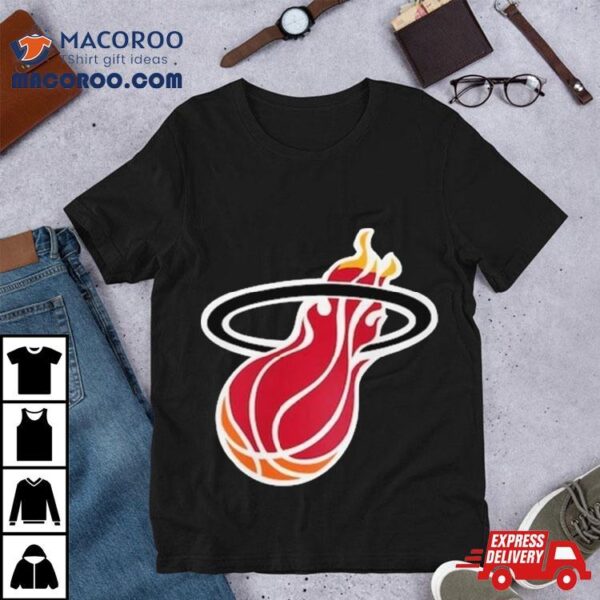 Miami Heat Mitchell & Ness Youth Hardwood Classics Retro Logo Shirt