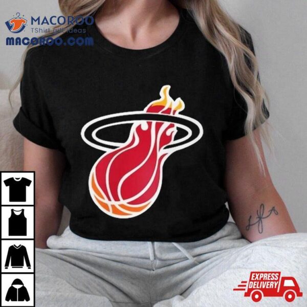 Miami Heat Mitchell & Ness Youth Hardwood Classics Retro Logo Shirt