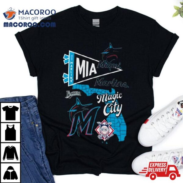 Miami Marlins Split Zone Magic City 2024 Shirt