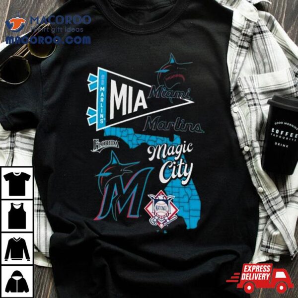 Miami Marlins Split Zone Magic City 2024 Shirt