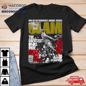 Michael Jordan The Greatest Of All Time Slam Cover Win An Autographed Jordan Jersey Tshirt