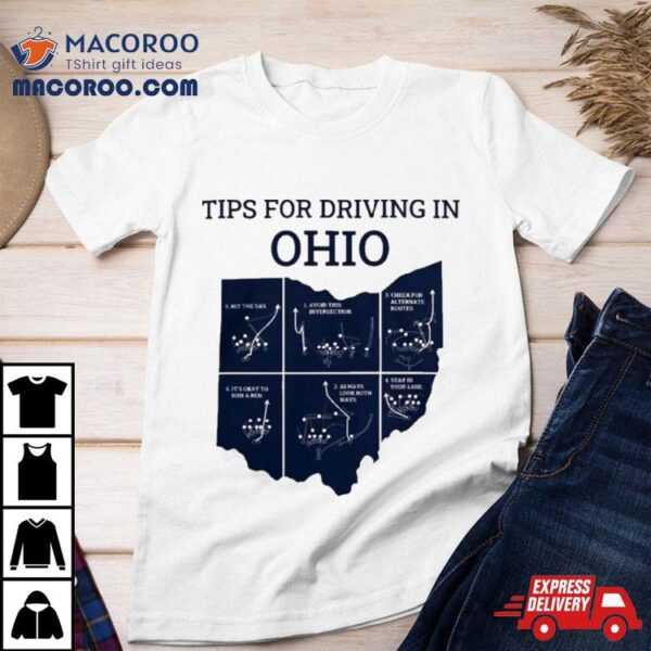 Michigan Tips For Driving Through Ohio Triblend Shirt