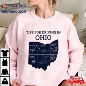 Michigan Tips For Driving Through Ohio Triblend Tshirt