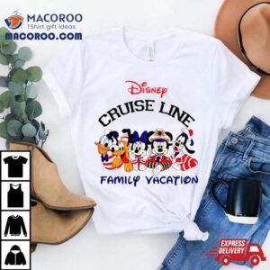 Mickey Friends Disney Cruise Line Family Vacation Tshirt