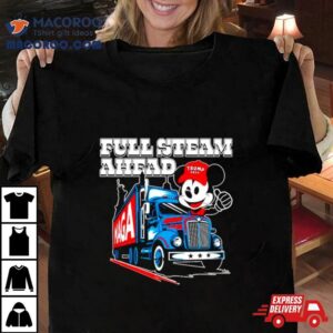 Mickey Maga Full Steam Ahead Truck Remake Tshirt