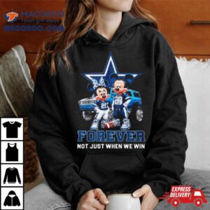 Mickey Mouse And Minnie Mouse Dallas Cowboys Forever Not Just When We Win Shirt