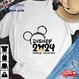 Mickey Mouse Head Disney 2024 Family Vacation Shirt