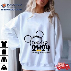 Mickey Mouse Head Disney 2024 Family Vacation Shirt