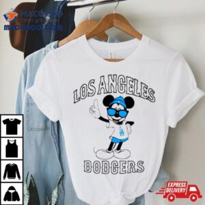 Mickey Mouse Los Angeles Dodgers Baseball Shirt