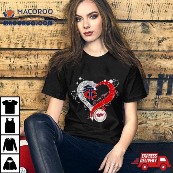 Minnesota Twins Let’s Go Twins Hearshirt