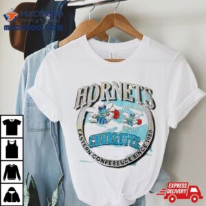 Mitchell Ness Tan Charlotte Hornets Hardwood Classics Vintage Soul Crown Jewels Tshirt