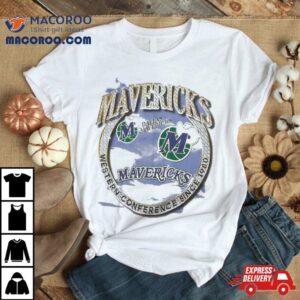 Mitchell Ness Tan Dallas Mavericks Hardwood Classics Vintage Soul Crown Jewels Tshirt