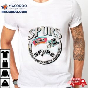 Mitchell Ness Tan San Antonio Spurs Hardwood Classics Vintage Soul Crown Jewels Tshirt