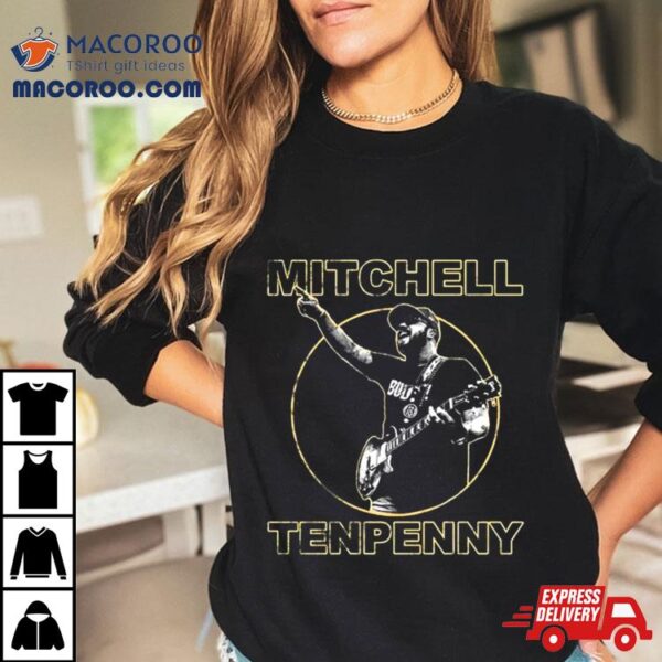 Mitchell Tenpenny Black Retro Photo Shirt