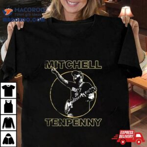 Mitchell Tenpenny Black Retro Photo Tshirt