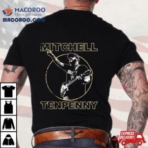 Mitchell Tenpenny Black Retro Photo Tshirt