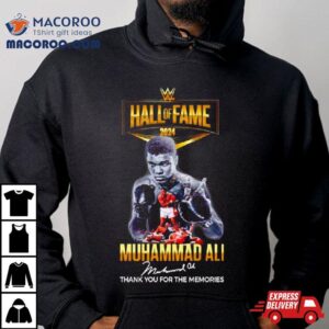 Muhammad Ali Hall Of Fame 2024 Thank You For The Memories Signature Shirt