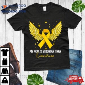 My God Is Stronger Than Endometriosis Awareness Shirt 1 My God Is Stronger Than Endometriosis Awareness Tshirt