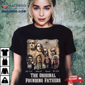 Native Mount Rushmore Origina Founding Fathers Presidents Tshirt