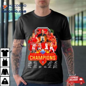 Nc State Wolfpack Acc Men S Basketball Tournament Champions Signatures Tshirt