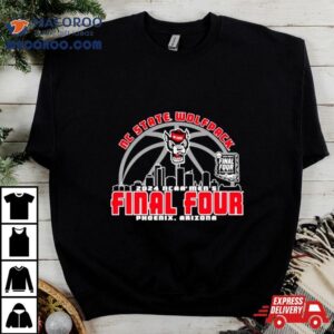 Nc State Wolfpack 2024 Ncaa Men’s Basketball Final Four Skyline Shirt