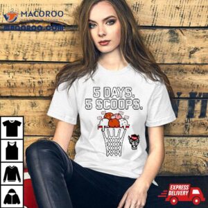 Nc State Wolfpack Basketball Days Scoops Tshirt