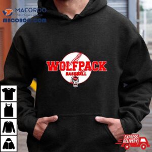 Nc State Wolfpack Wolfhead Baseball Logo Shirt