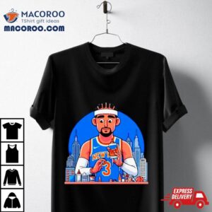 New York Knicks Josh Hart Glue Guy Skyline Tshirt