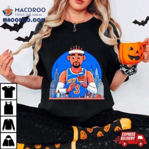 New York Knicks Josh Hart Glue Guy Skyline Tshirt