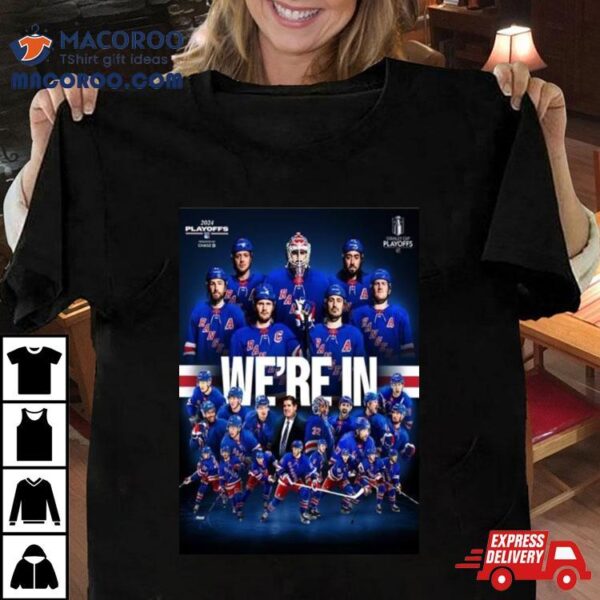 New York Rangers Advanced To The Stanley Cup Nhl Playoffs 2024 Shirt