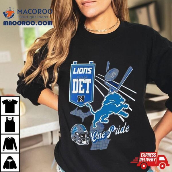 Nfl Detroit Lions Split Zone Shirt