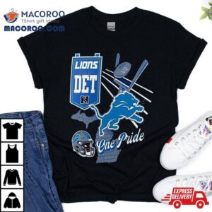 Nfl Detroit Lions Split Zone Tshirt