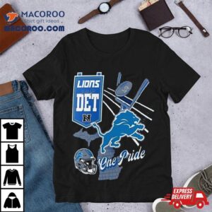 Nfl Detroit Lions Split Zone Tshirt