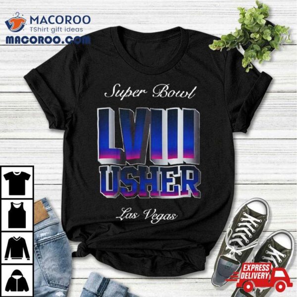 Nfl Super Bowl Lviii X Usher 2024 Shirt