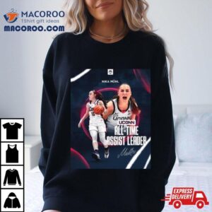 Nika Muhl Is Uconn Huskies All Time Assist Leader Tshirt