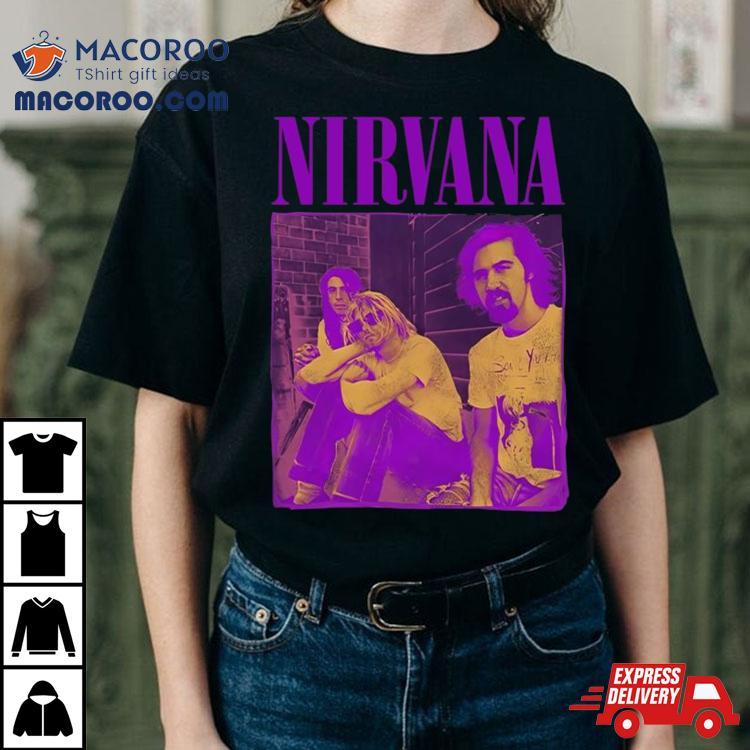 Nirvana Purple Group Shirt Nirvana Purple Group Shirt