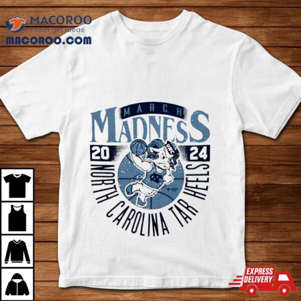 North Carolina Tar Heels 2024 March Madness Mascoshirt