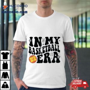 Number In My Basketball Era Retro Groovy Tshirt