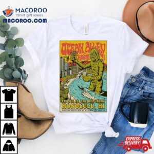 Ocean Alley July Honolulu Hi Poster Tshirt