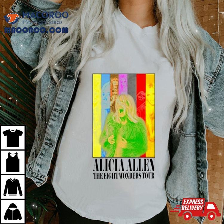 Official alicia Allen The Eight Wonders Eras Tour Shirt