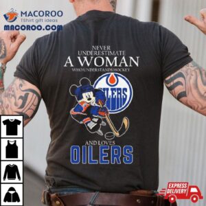 Real Women Love Hockey Smart Women Love The Edmonton Oilers Diamond Hearshirt